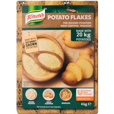 Potato flakes, KNORR, 4 kg